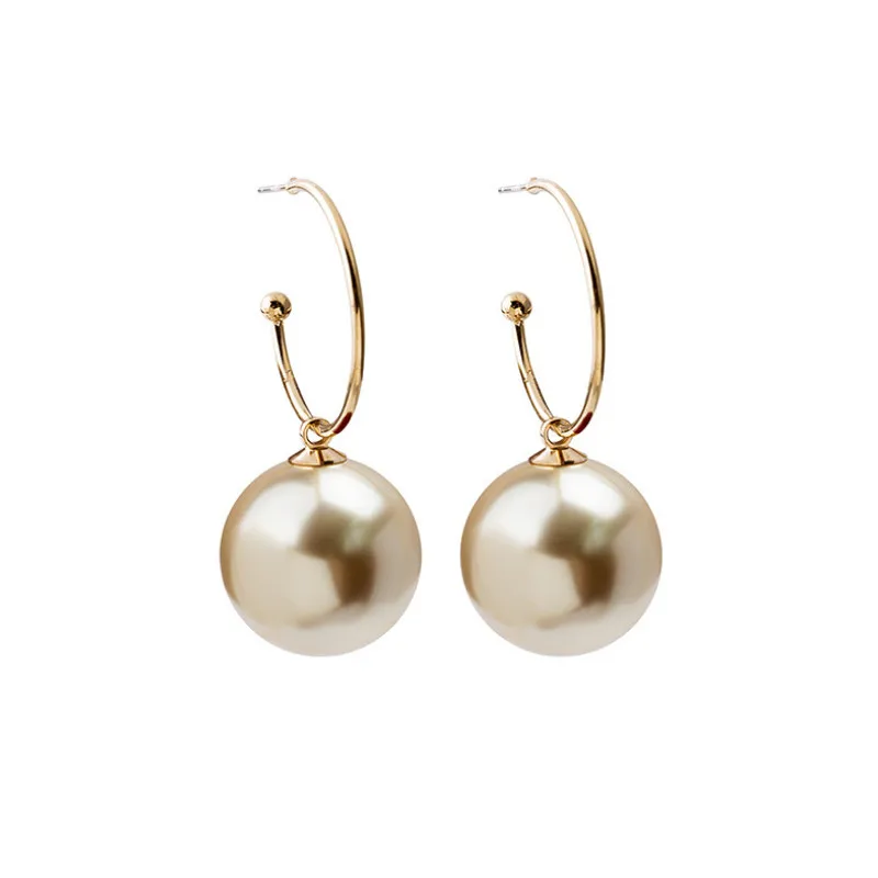 

Simple Pearl Drop Dangle Earrings for Women Party Wedding Jewelry 2021