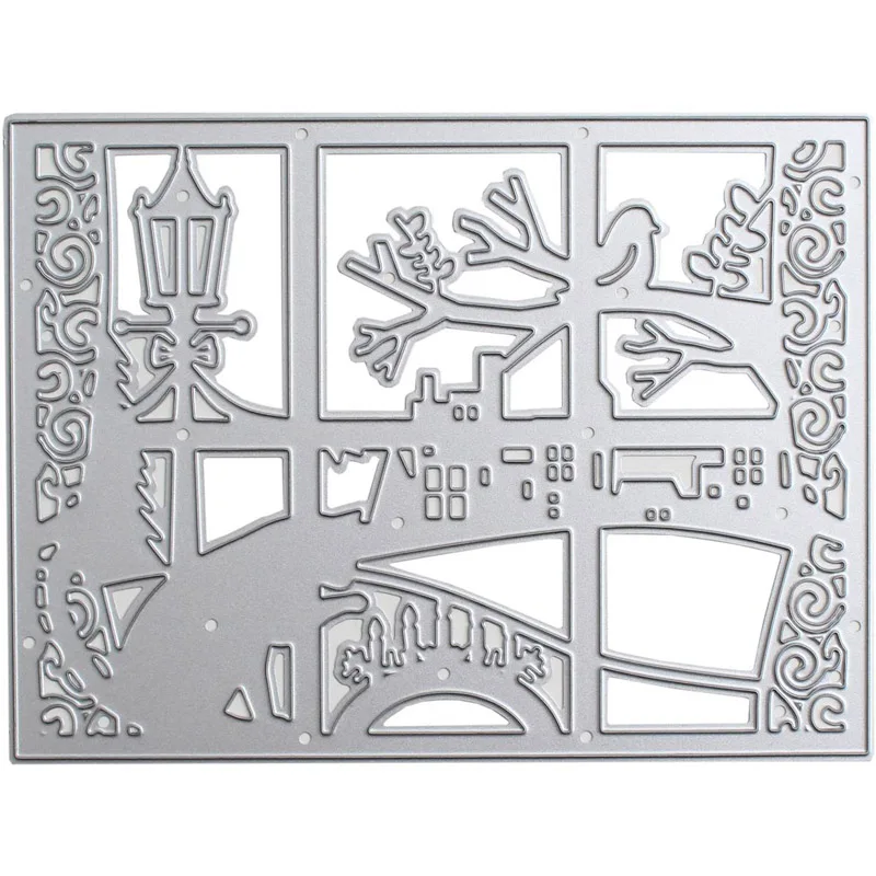 

Background Outside The Window Metal Cutting Dies for Scrapbooking and Card Making Craft 2019 New die cuts