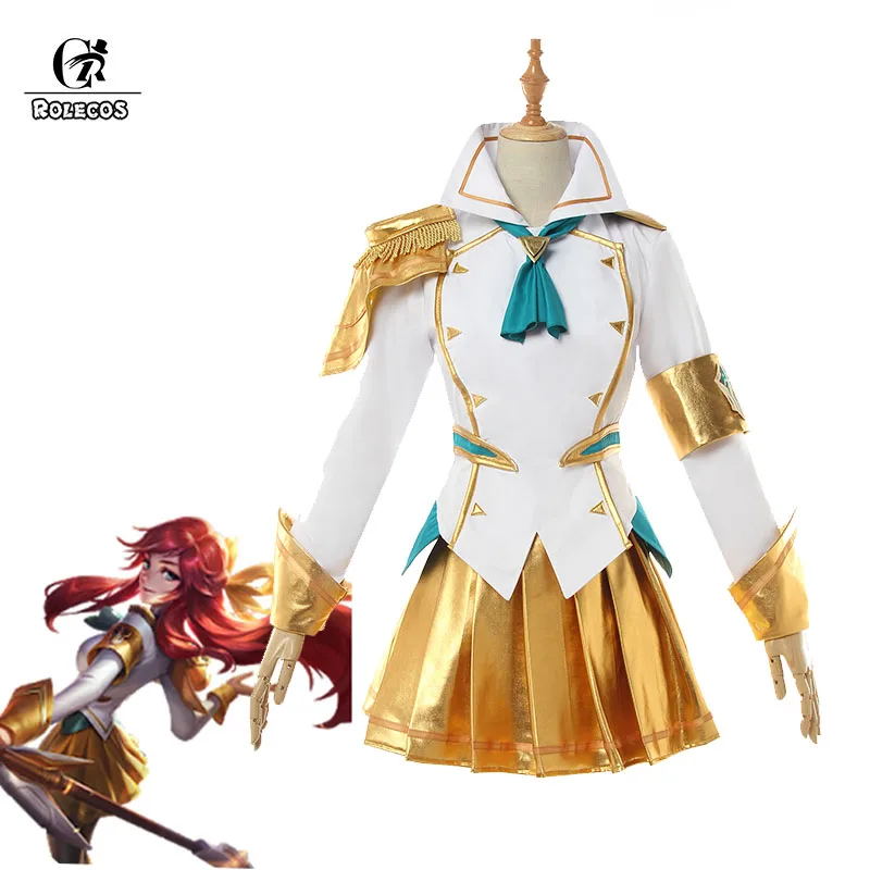 ROLECOS Игра LOL Lux Косплей Костюм битва Академия престижность Люкс костюмы для женщин
