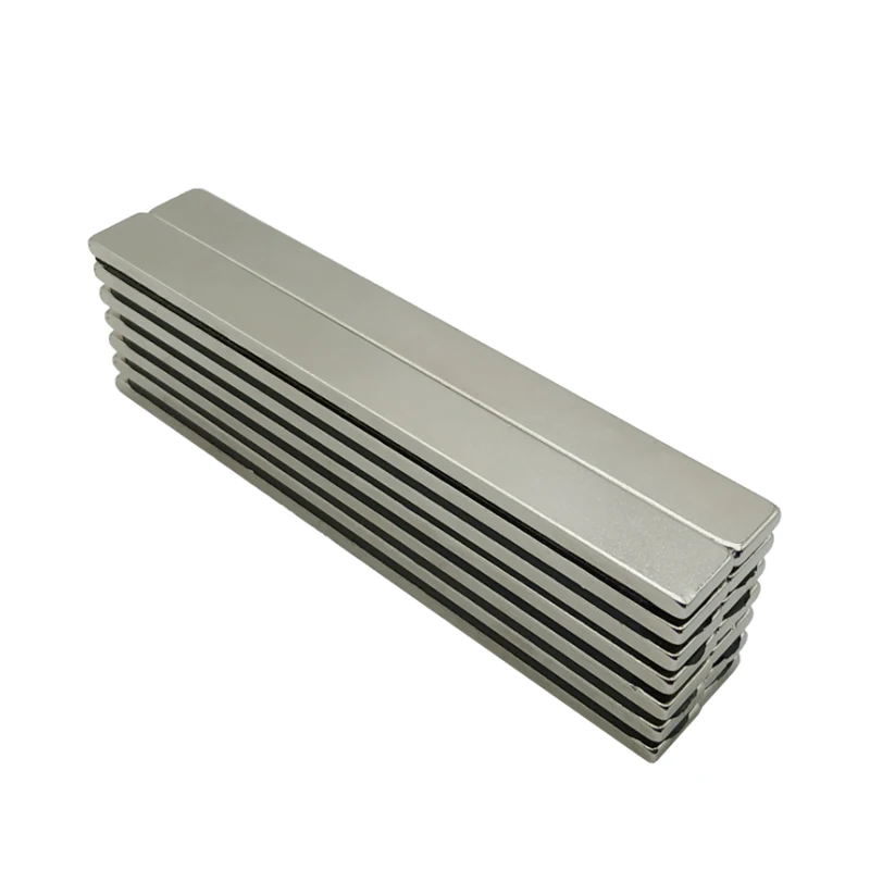 

Wangyatian 2pcs 100x10x3mm N35 Block Neodymium Magnet Powerful Permanent Rare Earth Square Magnets 100*10*3mm for DIY