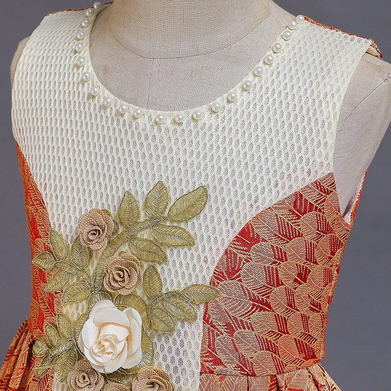 Цветочный смокинг для девочек на свадьбу вечеринку подружки невесты с вышивкой