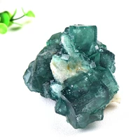1pc natural stone green fluorite mineral crystal specimen cluster mineral crystal specimens stones health energy healing stone