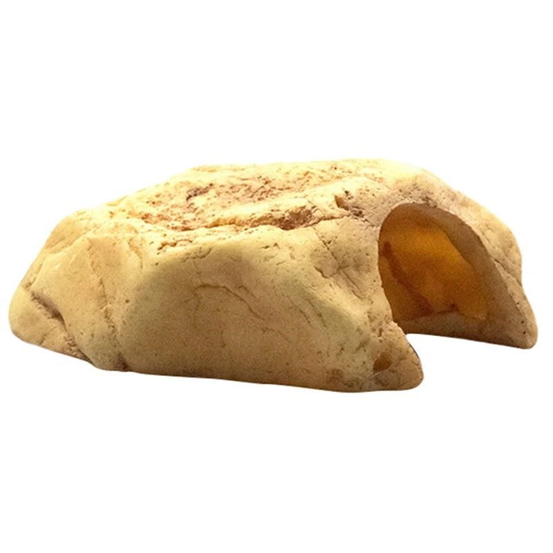 Декоративная пещера для рептилий аквариум полимерное украшение аквариума