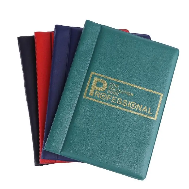 120 карманов Мини альбом для монет коллекция Пенни хранения денег книга листы