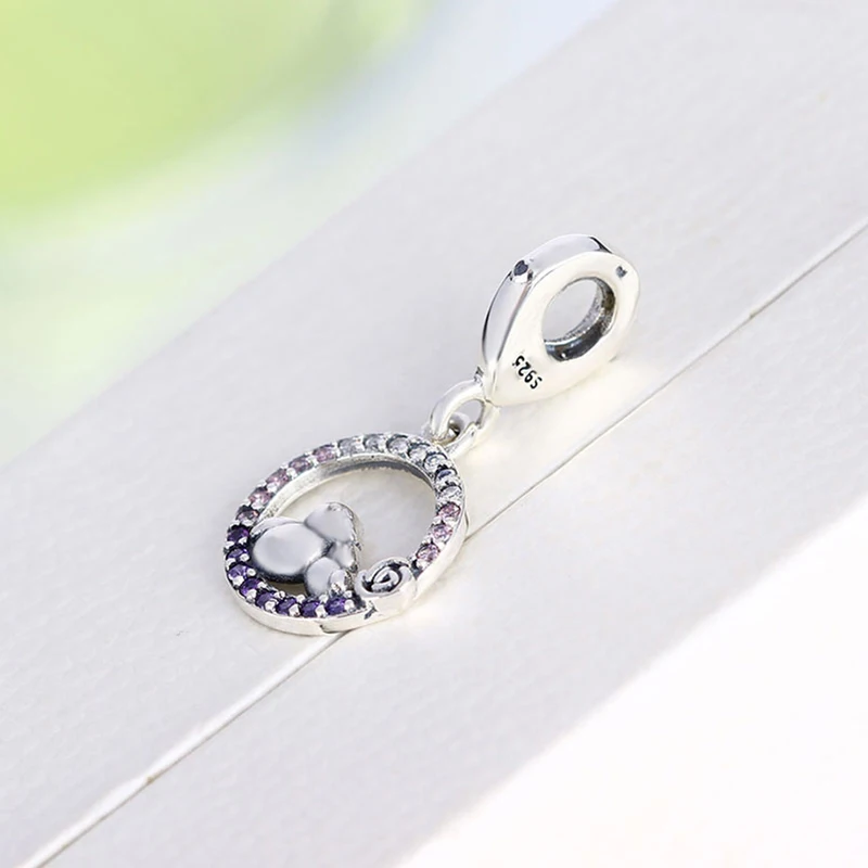 Кулон из стерлингового серебра 925 пробы в виде животного для мамы и ребенка сына