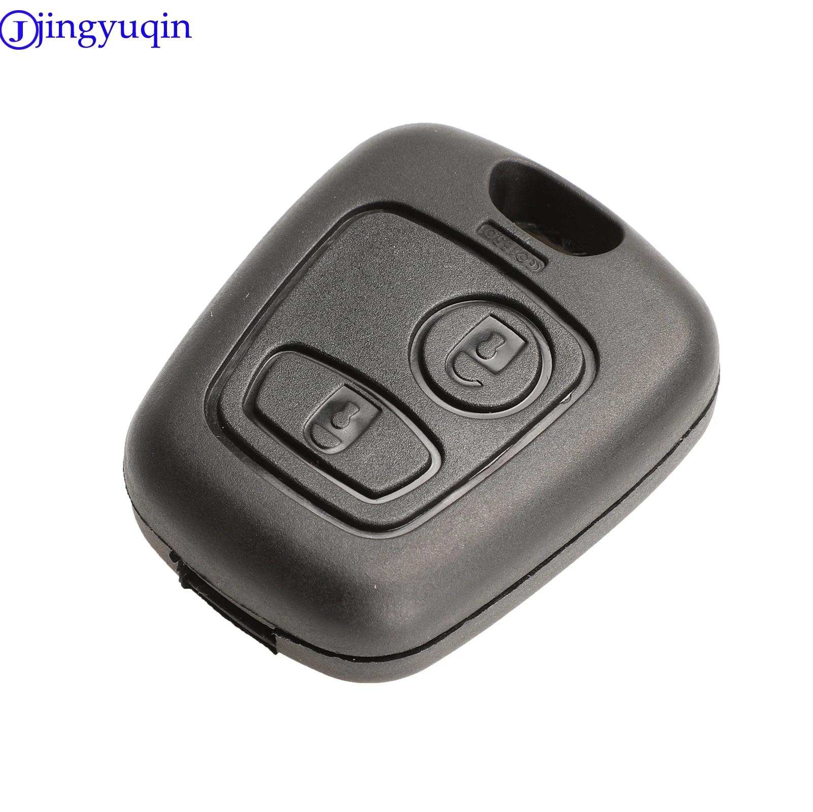 

jingyuqin 10s 2 Buttons Remote Key Car Blade Fob Case Shell Cover Case For Peugeot 107 207 307 407 206 306 406 For Citroen C1 C4