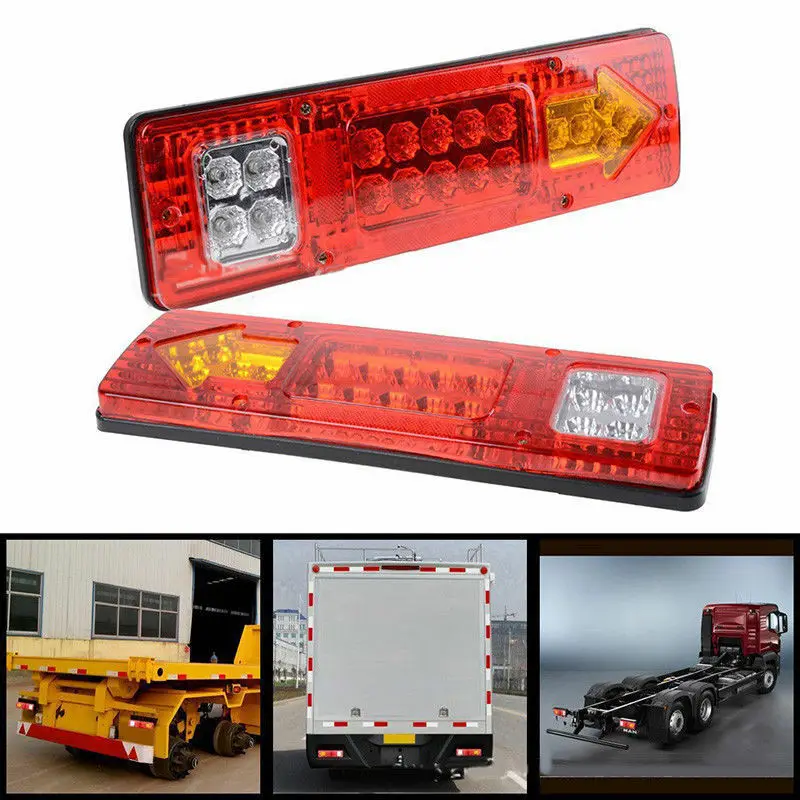 

Hock & Vibration Proof Rear Tail Light PC Bulb For Car/Trailer/Truck Lamp Reverse Turn Signal Waterproof 12V
