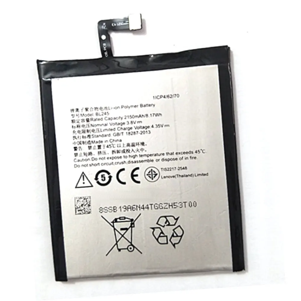 

BL245 Original battery 2150mah for Lenovo S60 S60T S60W Cellphone batteries