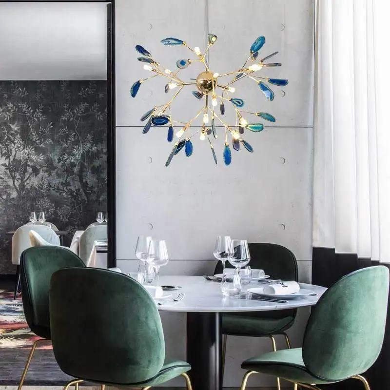 Люстра на дерево лампа для спальни гостиной кухни итальянский дизайн