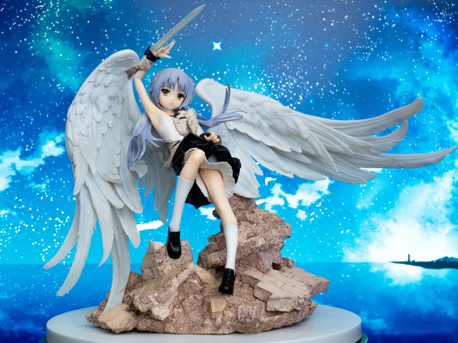 

Japanese Anime Angel Beats Figurine Broccoli Angel Tachibana Kanade PVC Action Figure Collectible Model Toys Doll Gift Ornaments