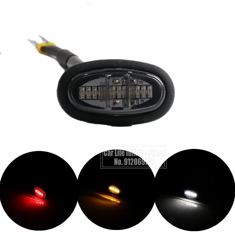 1pcs Grille Side Marker Lamps Decorative Lights Fit For Ford F-150 Raptor 2017 2018 2019 Auto Replacement Parts Amber Lamp | Автомобили и