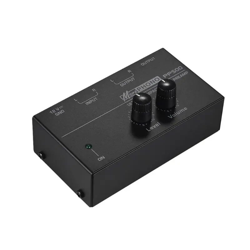

2022 New PP500 Phono Preamp Preamplifier with Level Volume Control for LP Vinyl Turntable