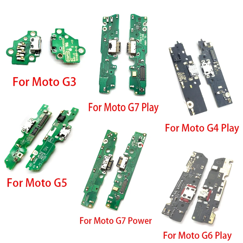 

50Pcs , For Moto G3 G7 G8 G6 G9 Play G7 G8 Power Lite G8 Plus One Fusion Macro Hyper USB Charg Dock Port Connector Flex Cable