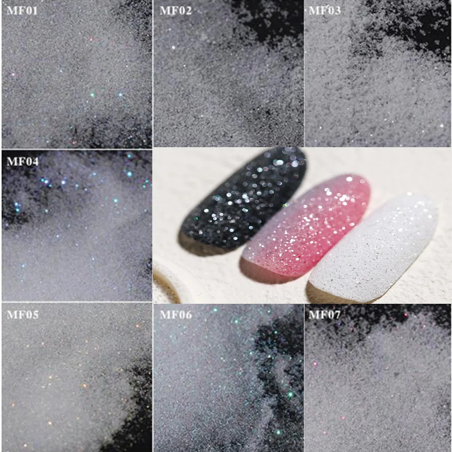 Сияющий сахарный блеск для ногтей Bittb лазерная пигментная пыль дизайн сделай сам