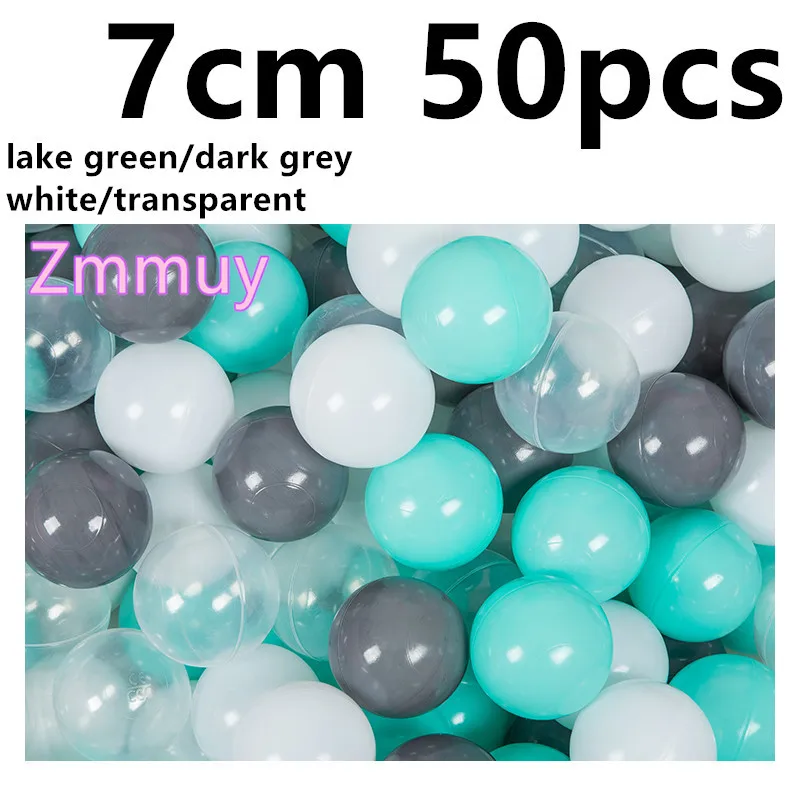 7cm ocean 50 pcs 50 шт., 7 см, рождественский подарок, красочный шар, мягкий пластик, Океанский шар, забавный, для маленьких детей, для девочек и мальчиков, плавающая игрушка, бассейн, океан, волнистый шар - Цвет: 7cm ocean 50 pcs