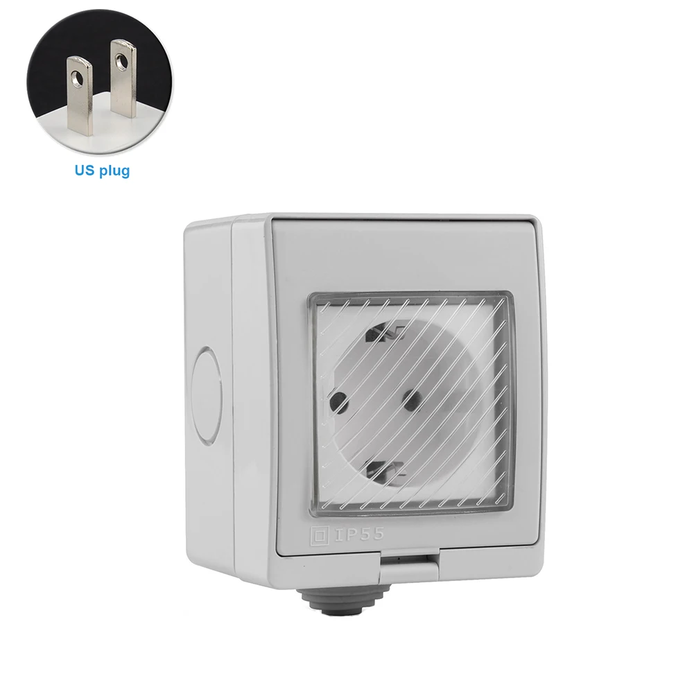 Беспроводная WiFi умная розетка наружная Водонепроницаемая приложение