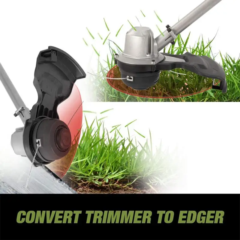 52cc 2200W Lawn Mower Electric Grass Trimmer Cordless Hedge Split Trimmer Adjustable Handheld Garden Power Pruning Tools HWC