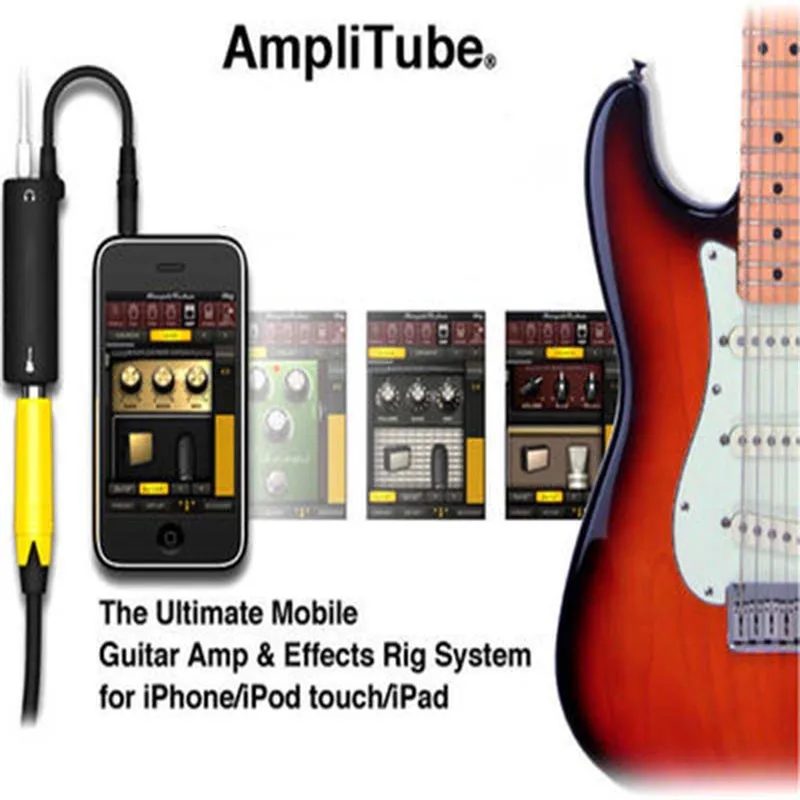 Переходник для гитарного кабеля AMP аудио интерфейс конвертер педаль гитары тюнер