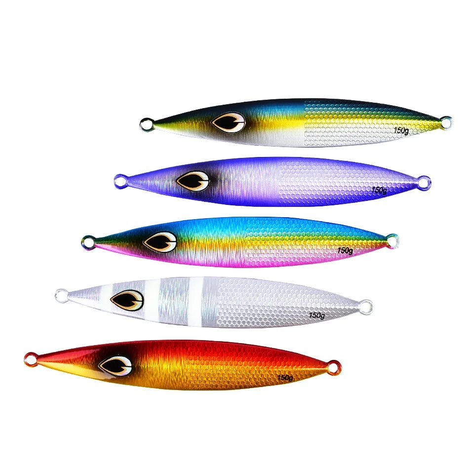 

320g Slow Casting Luminous Jigging Bait Marine Boat Night Glowing Hard Metal Lead Fishing Lure