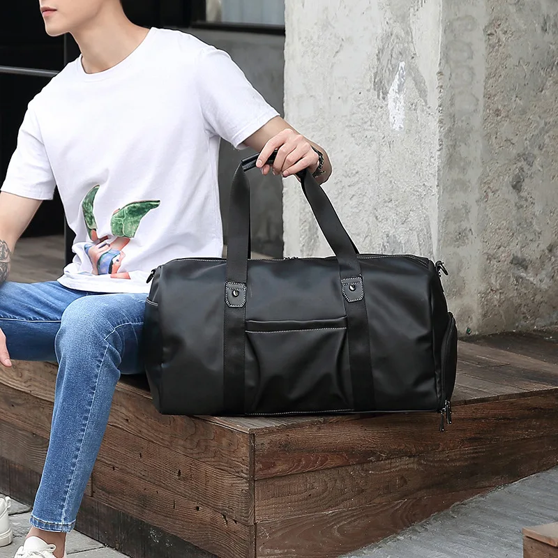구매 새로운 휴대용 대용량 스포츠 체육관 가방 Pu 레트로 단거리 여행 가방 여행 가방 밤새 더플 가방 남성 구매 새로운 휴대용 대용량 스포츠 체육관 가방 Pu 레트로 단거리 여행 가방 여행 가방 밤새 더플 가방 남성