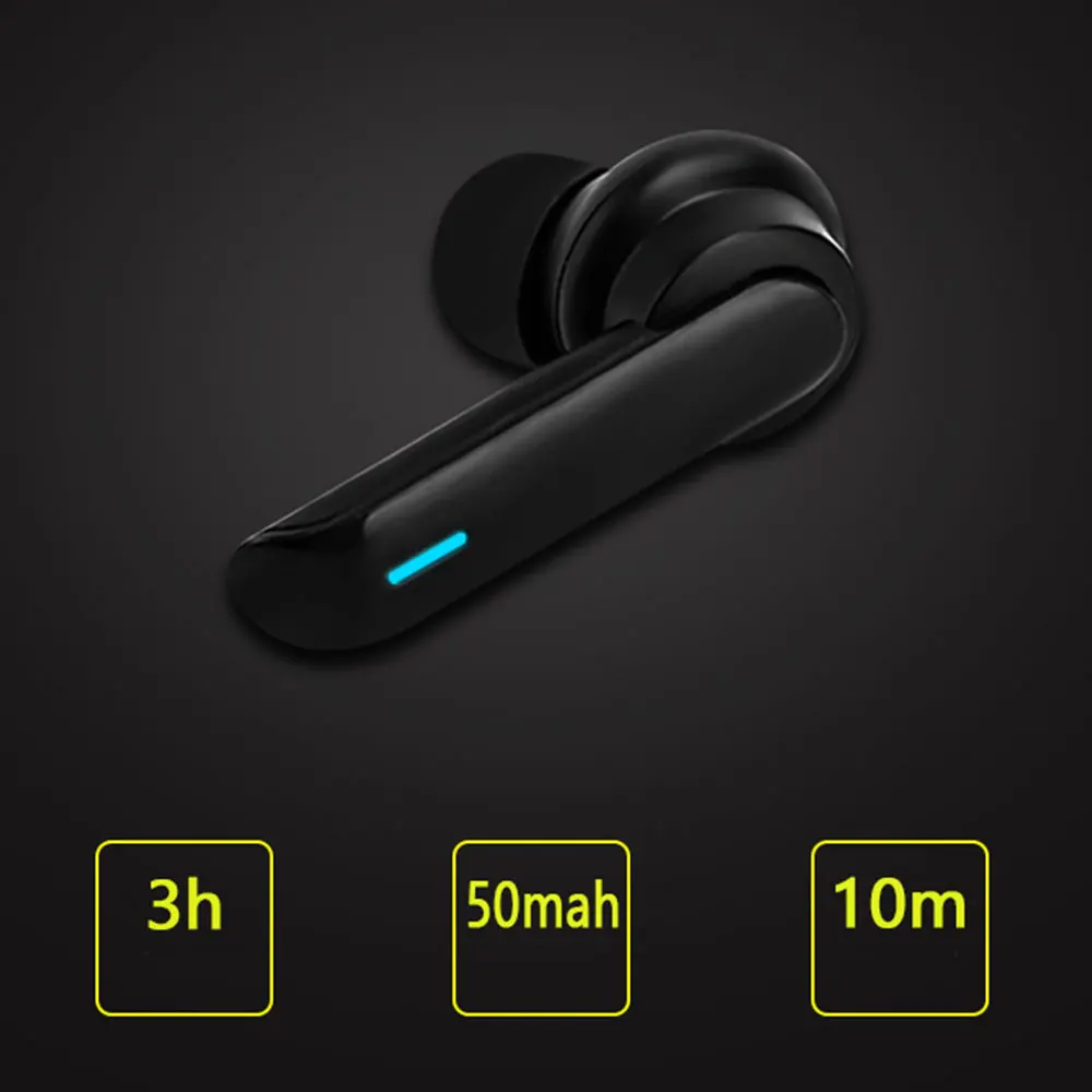 CALETOP F9 TWS Bluetooth 5,0 беспроводные наушники спортивные наушники с микрофоном Hifi стерео звук 300 мАч зарядный чехол для iPhone