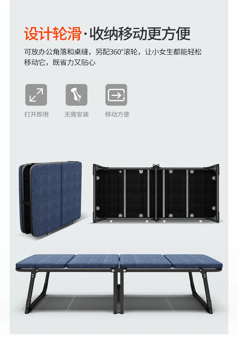 

Plank Bed Hard Board Folding Bed Single Simple Office Lunch Break Home Escort Portable Siesta Appliance