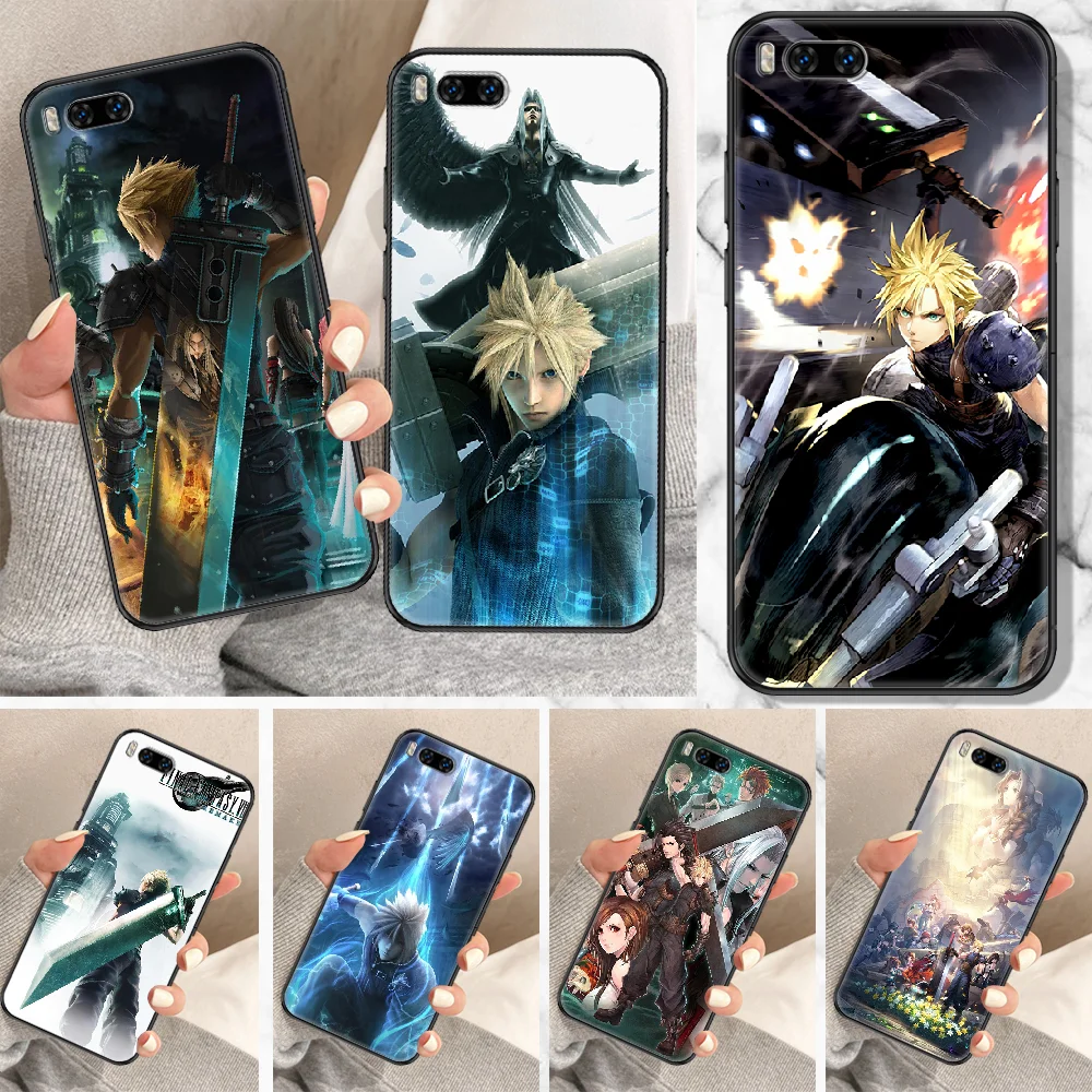 

Final Fantasy VII New Game Continue Phone Case For Xiaomi Mi Note 8 9 10 11 9T 10T A3 Lite Pro Ultra black 3D hoesjes soft Etui