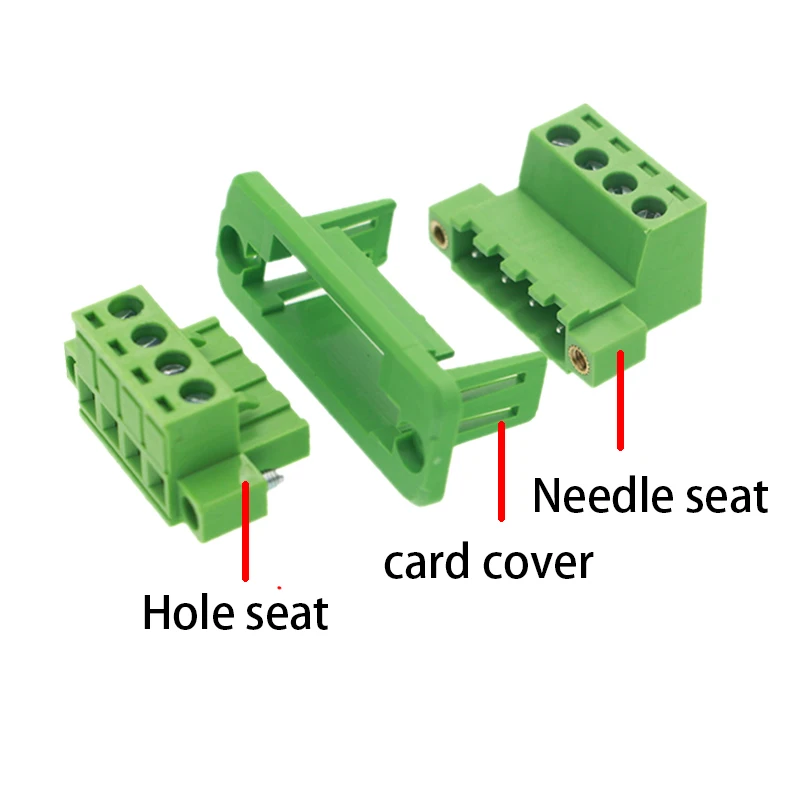 1set 2EDGW Through wall welding free butt 2EDGWC 5.08mm flanged fixed panel 2P / 3/4/5 12P terminal|Полупроводники| |