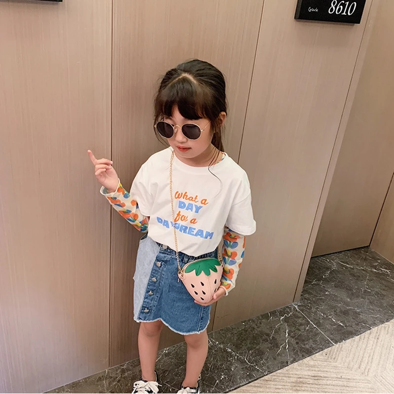 Маленькие сумочки в виде клубники для девочек и женщин милые сумки на плечо с