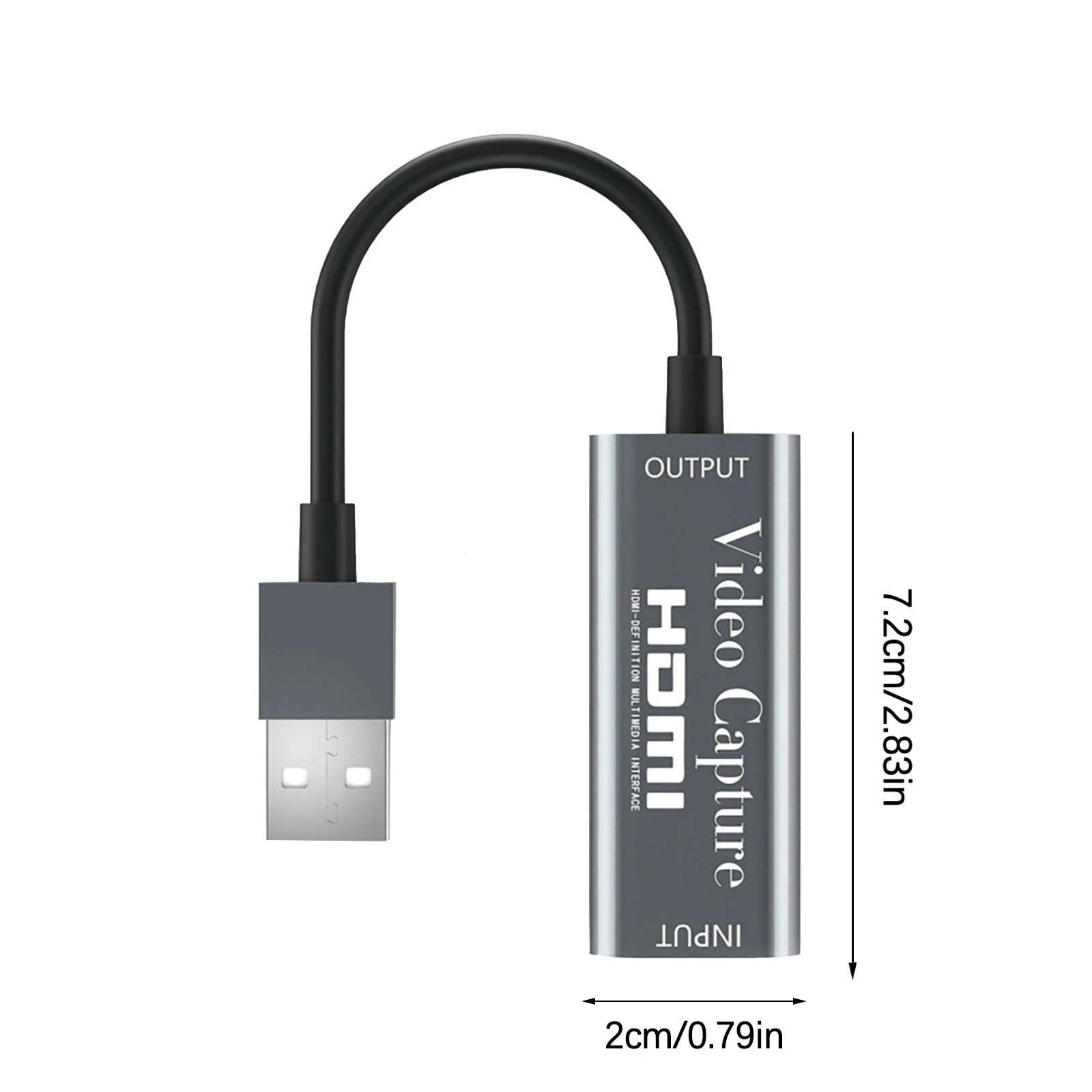 

Video Capture Card USB 2.0 1080P 4K HDMI Video Grabber Record Box For Macbook PS4 PC Game DVD Camera Recording Live Streaming