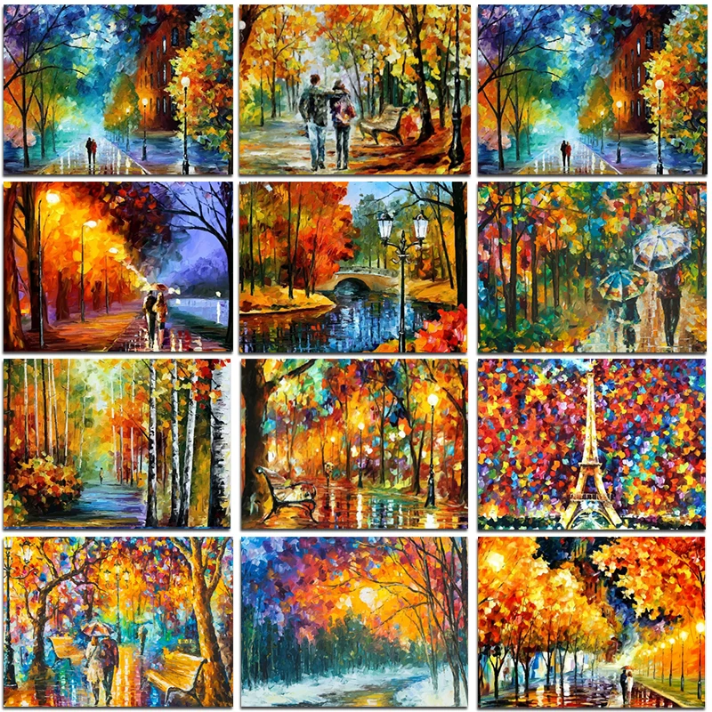 

Красочная алмазная живопись AB на всю площадь, Эйфелева башня, масляная вышивка, вышивка крестиком 5D, «сделай сам», пейзаж, Круглая Мозаика, д...