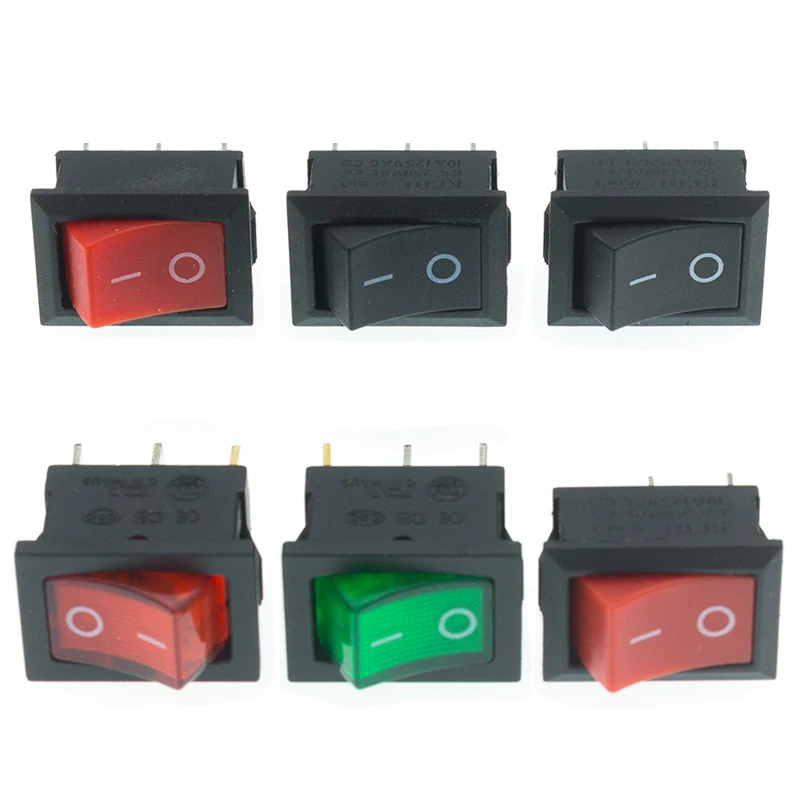 Фотолодочный автомобильный кулисный выключатель 6A/10A ВКЛ-ВЫКЛ 250VAC 6A/125VAC 10A со