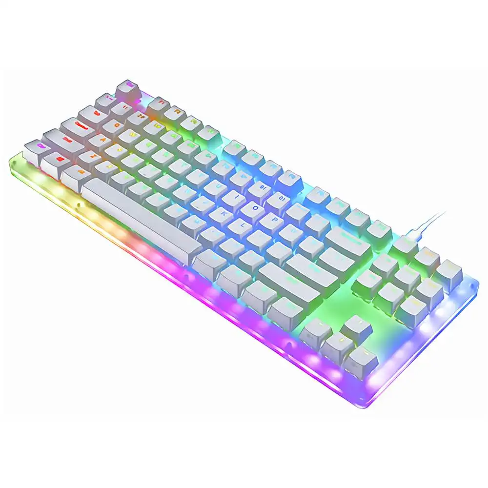 

Клавиатура Механическая Проводная с RGB-подсветкой, 87 клавиш, USB 3,1