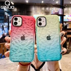 Роскошный мягкий чехол радужного цвета с градиентом для iPhone 11 12 Pro Max Mini XS 6 6S 7 8 Plus XR X SE 2020 противоударный прозрачный чехол