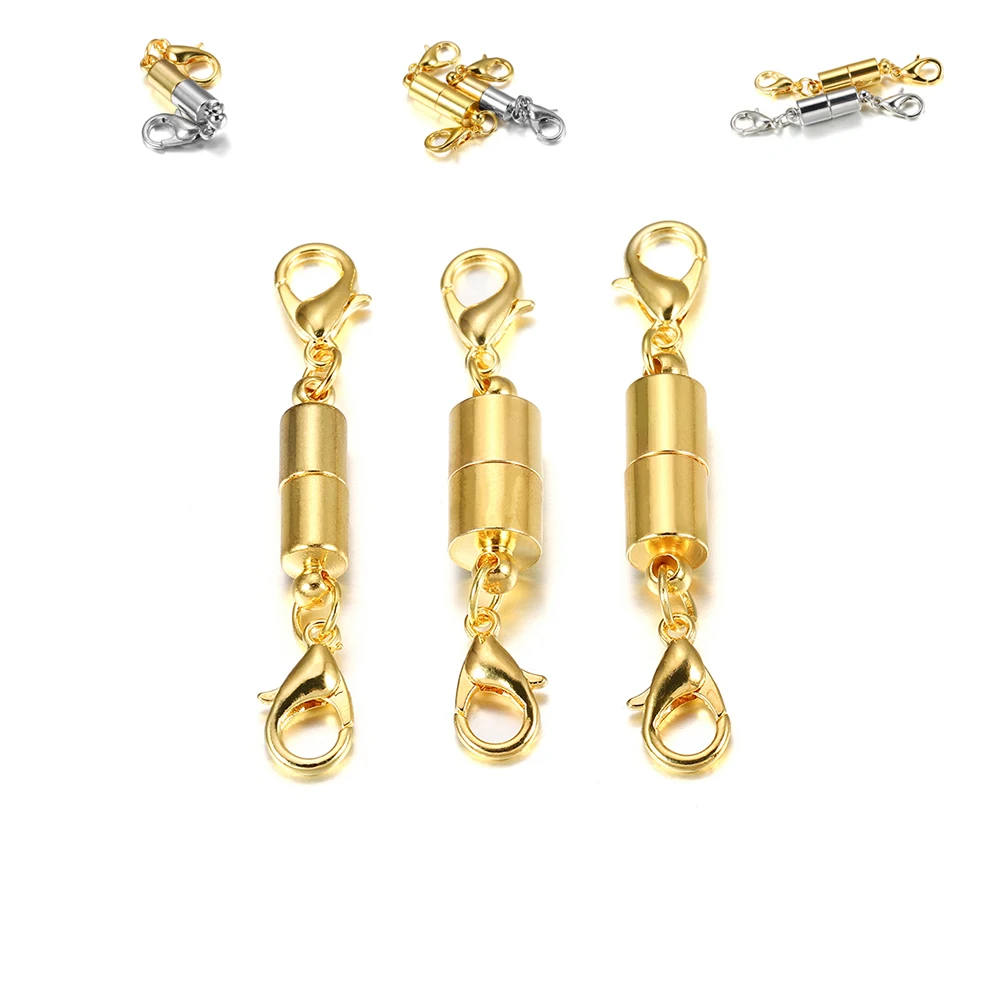 Магнитные застежки с карабином 5 шт./лот для браслетов ожерелий магнитные