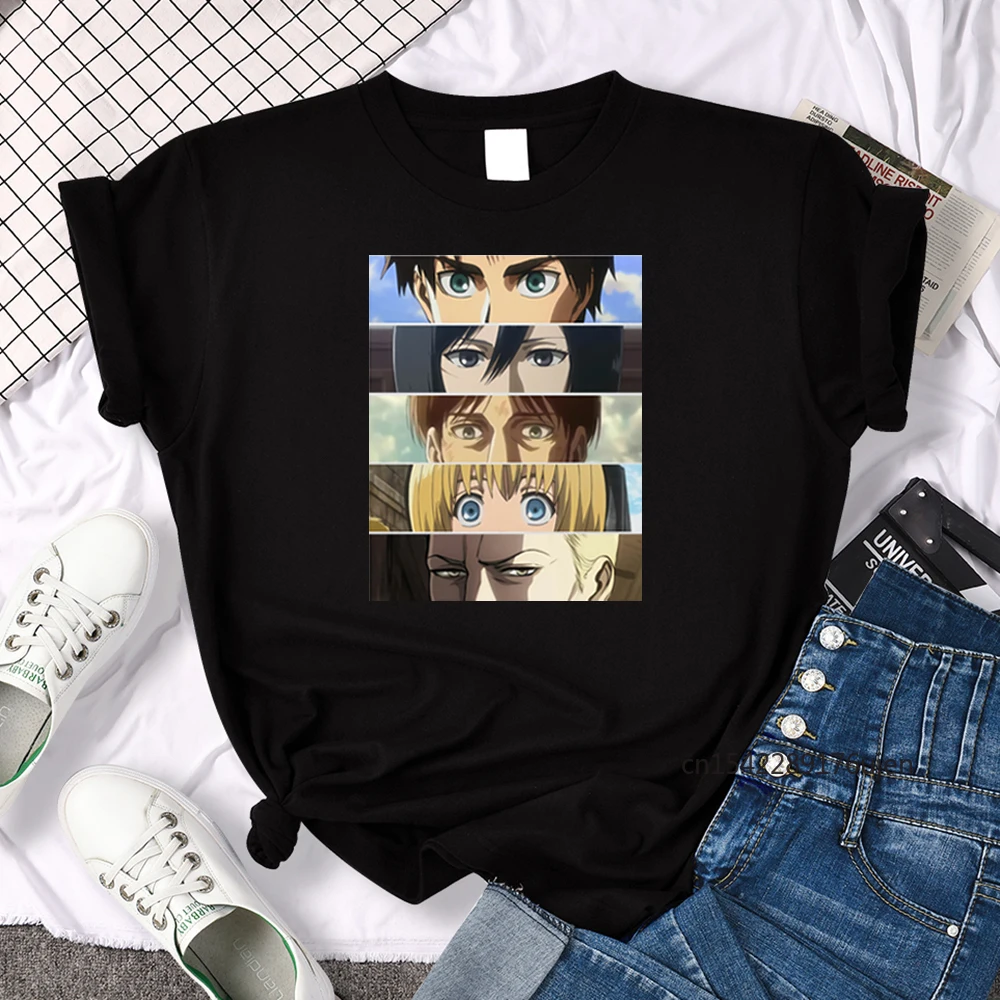 

Anime Attack on Titan Scout Regiment Squad Printed Tops Female Oversize Summer Tee Shirt Harajukua Unisex Tee