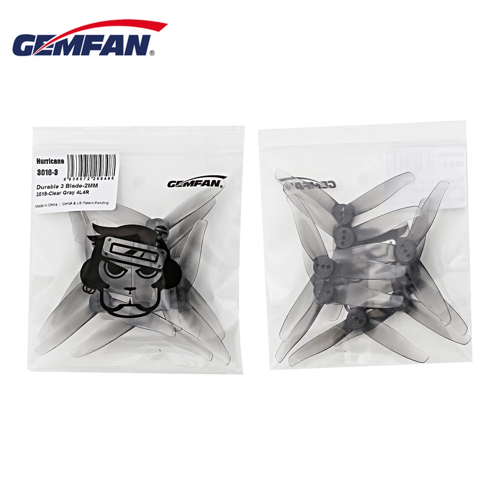 gemfan hurricane 3016 3x1 6x3 3 лопастной пропеллер д