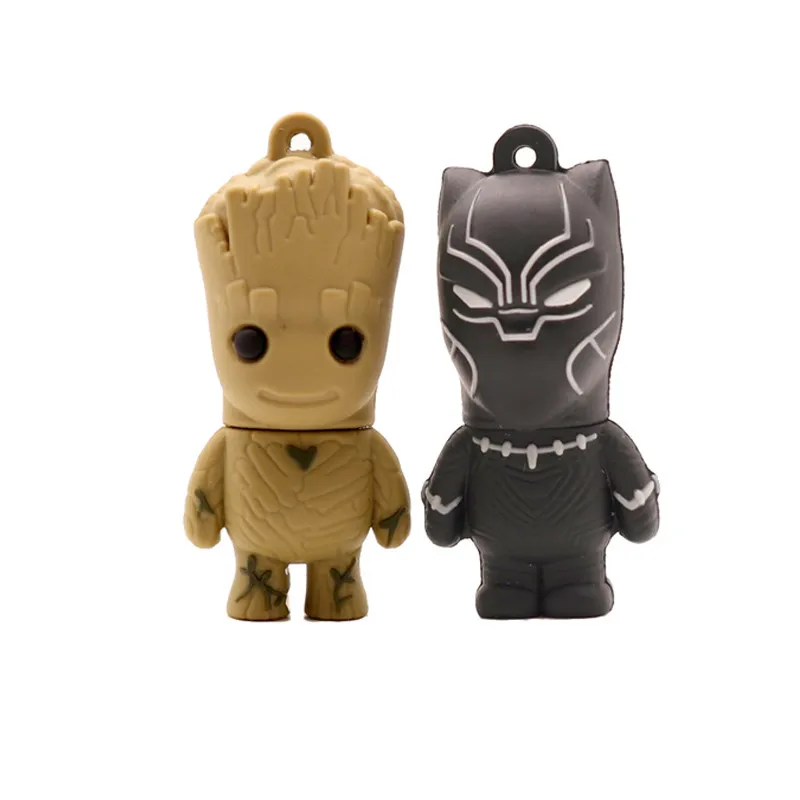 usb флешка 128 ГБ флеш карта 64 Гб памяти мультяшный супергерой флэш накопитель 4 8 16 32