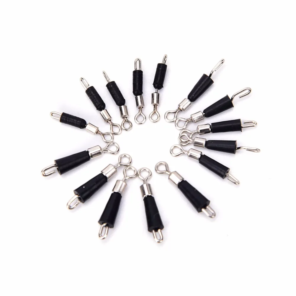

50Pcs/Pack Ball Bearing Swivel Solid Rings Fishing Connector Quick Fast Link Connector Ocean Boat Fishing Hooks
