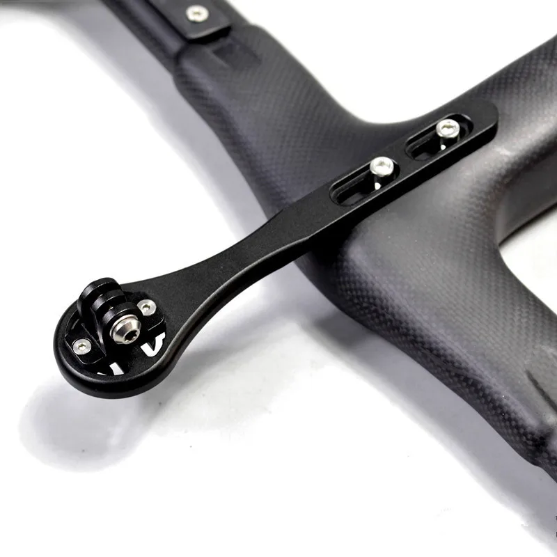 EC90 Carbon Fibre Bicycle Handlebar Extender Road Bike Bracket Holder Computer Speedometer Stents For Garmin GPS Edge GoPro | Спорт и