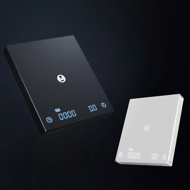 

USB Charging Precision Coffee Electronic Scale Backlit LCD Display 2kg/0.1g