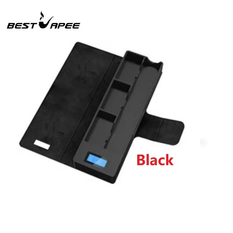 Универсальный совместимый для JUUL Зарядка для электронной сигареты fit Vape ручка комплект JUUL00 мобильная зарядка стручки футляр для хранения 1100 мАч - Цвет: black 1200mah