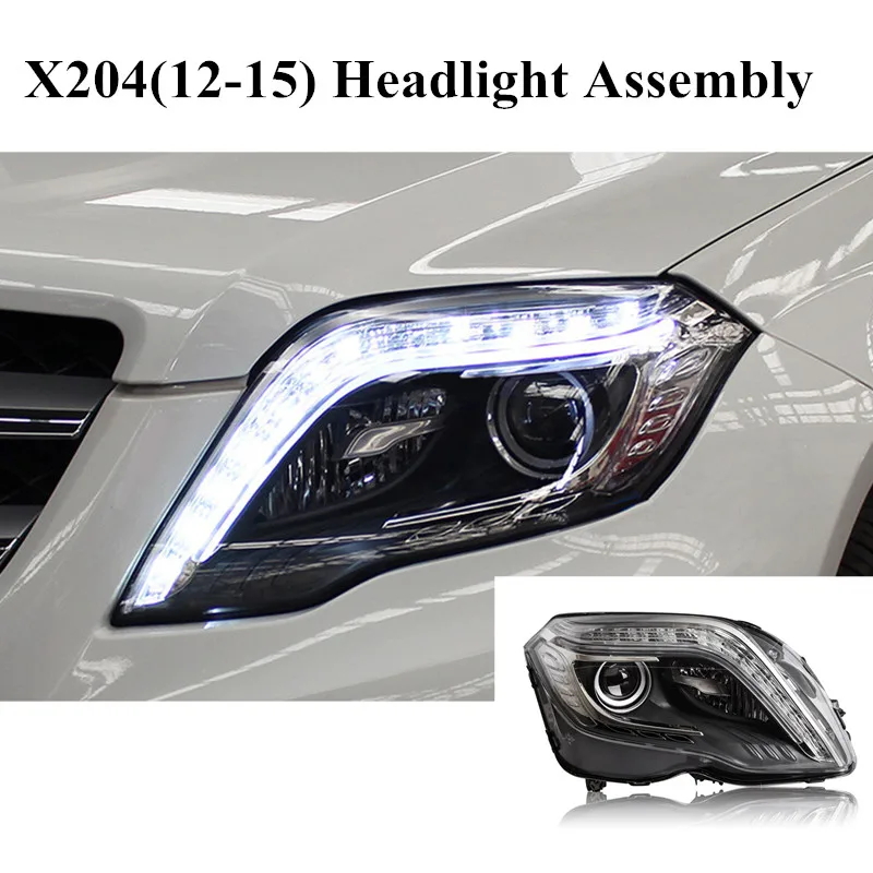 1 Набор Автомобильный фар для Benz GLK260 фары 2012-2015 X204 GLK300 светодиодный задний фонарь