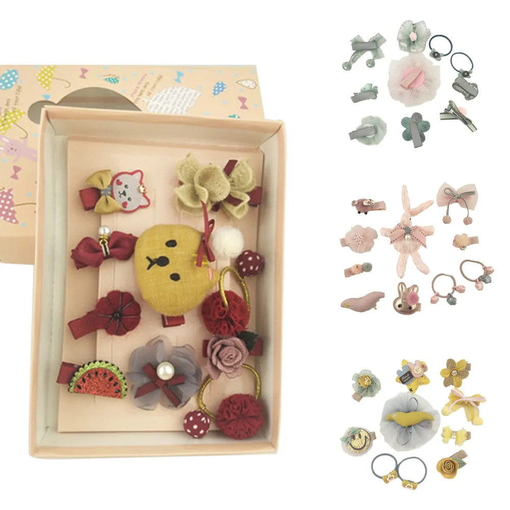 Корейский детский комплект ювелирных изделий для девочек с мультяшным рисунком