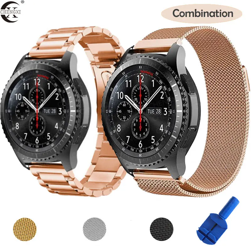 20 мм 22 мм huami amazfit gtr ремешок Bip для samsung gear S3 s2 sport Classic huawei gt 2 active galaxy watch 42 мм 46 Band 40 44 мм