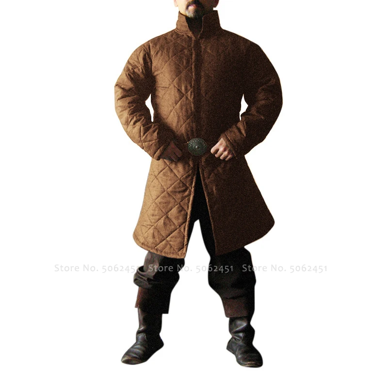 Для мужчин средневековый Ретро Куртки с длинными рукавами сцены Британский