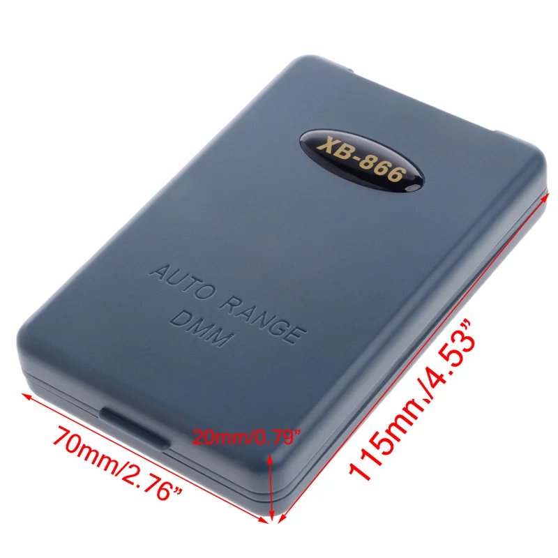 

XB866 Mini Auto Range LCD Voltmeter Tester Tool AC/DC Pocket Digital Multimeter