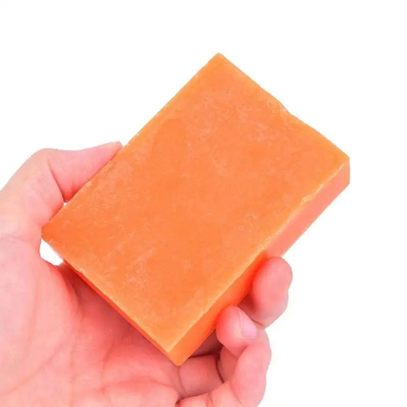 

Turmeric Soap Herbal Natural Scrub Cleaning Nourishing Oil-Control Whitening Acne Treatment Mite Removal Face Soap Skin Care