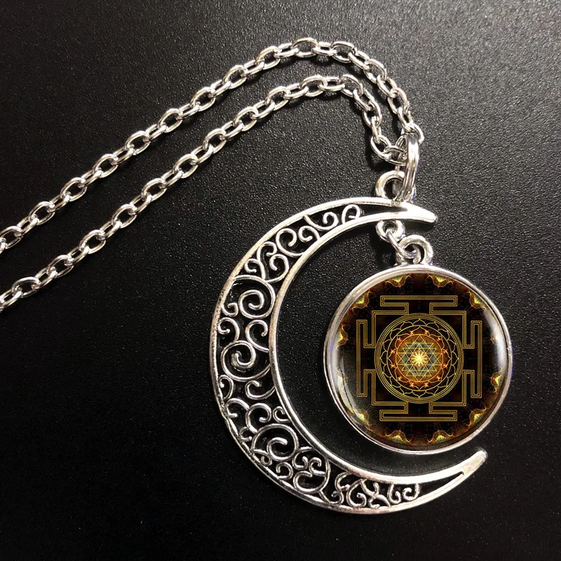 Ожерелье с изображением Шри Янтры танец Шивы натараджи напечатанное фото