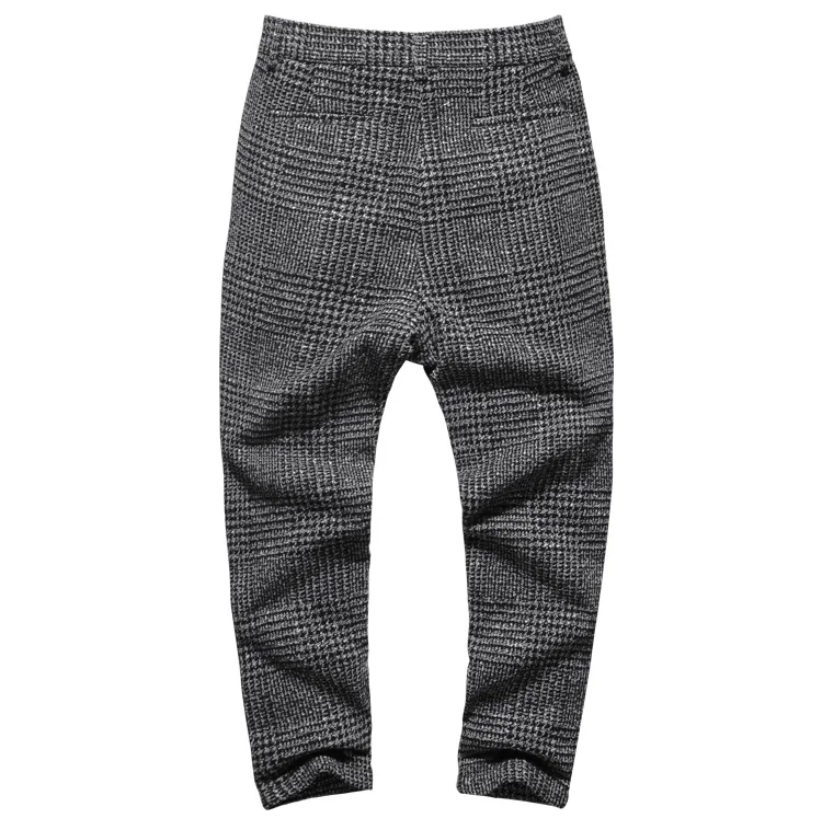 Новая Англия Стиль Весна Для мужчин Slim Fit прямые длинные Штаны мужской Повседневное в полоску Узкие повседневные штаны бизнес модные брюки K681